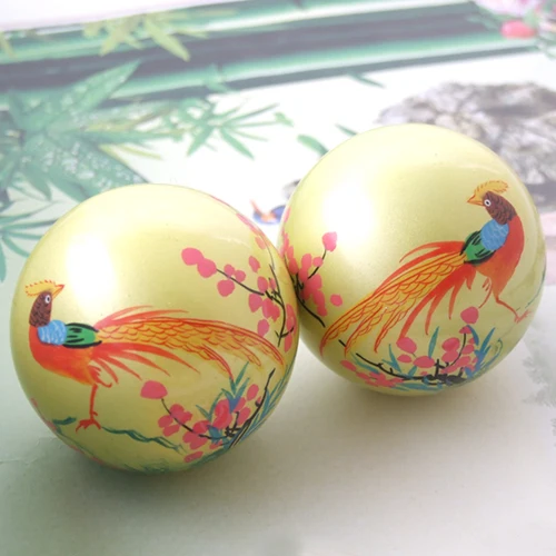 Расписанную 50 мм Баодин шары прекрасный Кам фазана в уникальный блестящий