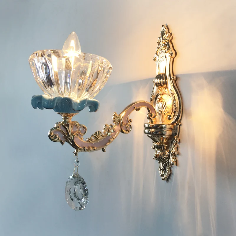 Ресторанные стеклянные хрустальные настенные светильники светодиодный