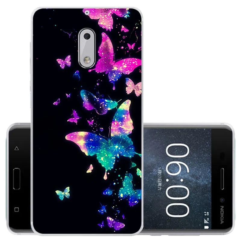 CROWNPRO чехол для Nokia 6 Чехол Мягкий силиконовый чехол для Nokia 6 TA-1000 TA-1003 5," защитный чехол для телефона для Nokia 6 Coque - Цвет: XKD