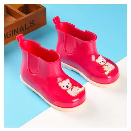 Бесплатная доставка детские сапоги 2018 девочек резиновая обувь весенние