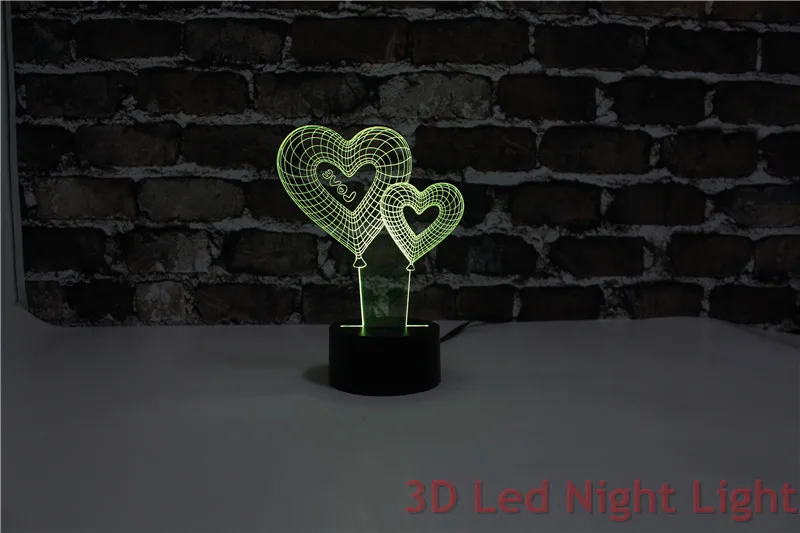Украшение для комнаты на чердаке 3D освещение Led Nite Lite с сертификатом RoHS YJM-2903 |