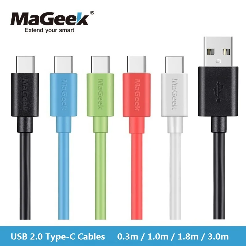 Кабель USB Type C MaGeek 0 3 м 1 8 быстрая зарядка рандомный кабель 2 для Samsung S8 Huawei P9 Xiaomi|cable
