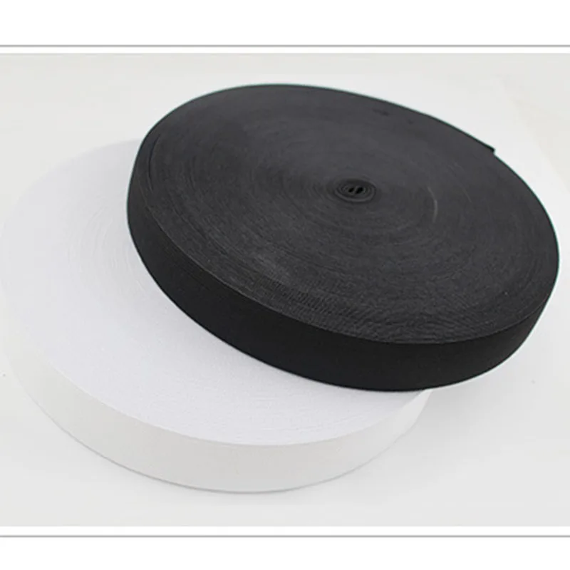 2 метра Швейные аксессуары вязаная эластичная лента шириной 35 мм белая и черная