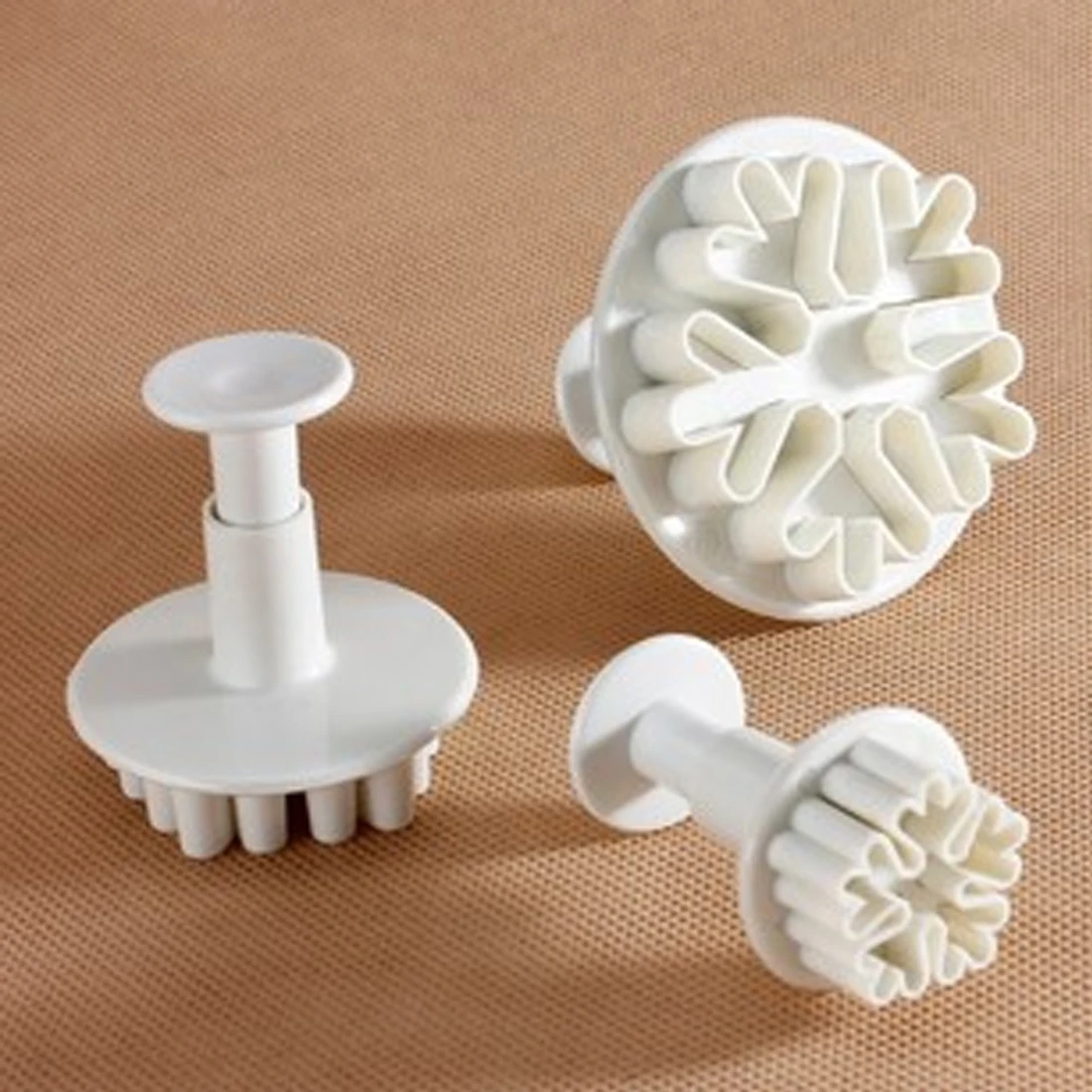 Высокое качество Хэллоуин плунжерная форма для рождественской снежинки Торт