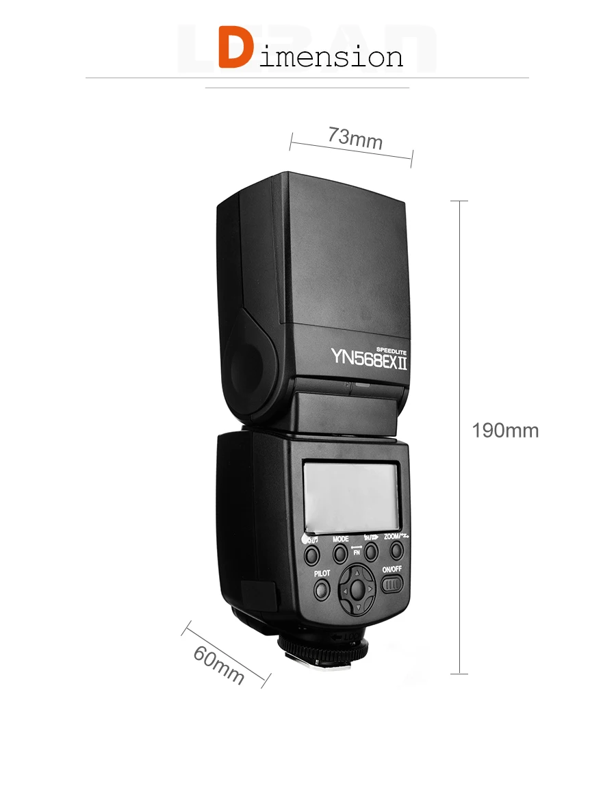 Yongnuo YN-568EX II ttl Master Высокоскоростная синхронизация 1/8000s Вспышка Скорость lite для CANON 5D2 5D3 6D 7D 60D 70D 700D YN 568EX II