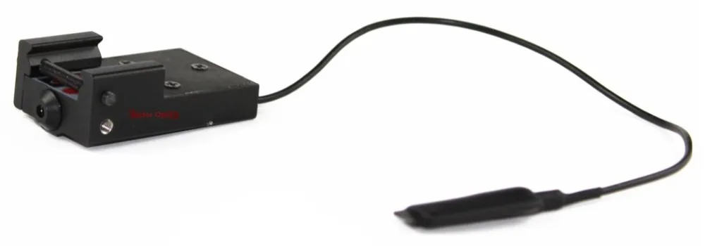 Векторная Оптика Супер тонкий пистолет микро 5 мВт красный лазерный прицел