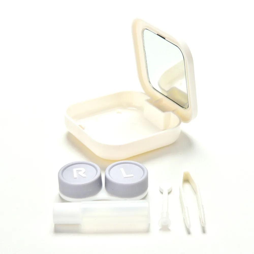 Мультяшный цветной чехол с линзами для собак и глаз Чехол держатель контактных