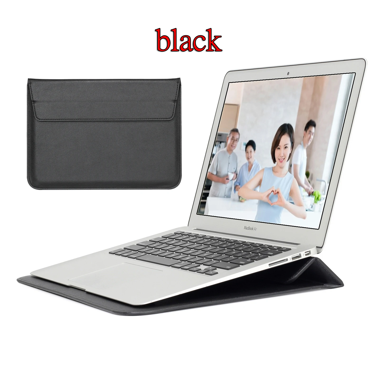 Защитная Кожаная сумка SDYGHHT для Macbook Air 13 Pro retina 12 13 15 чехол для ноутбука Macbook new Air 13 A1932 чехол-подставка