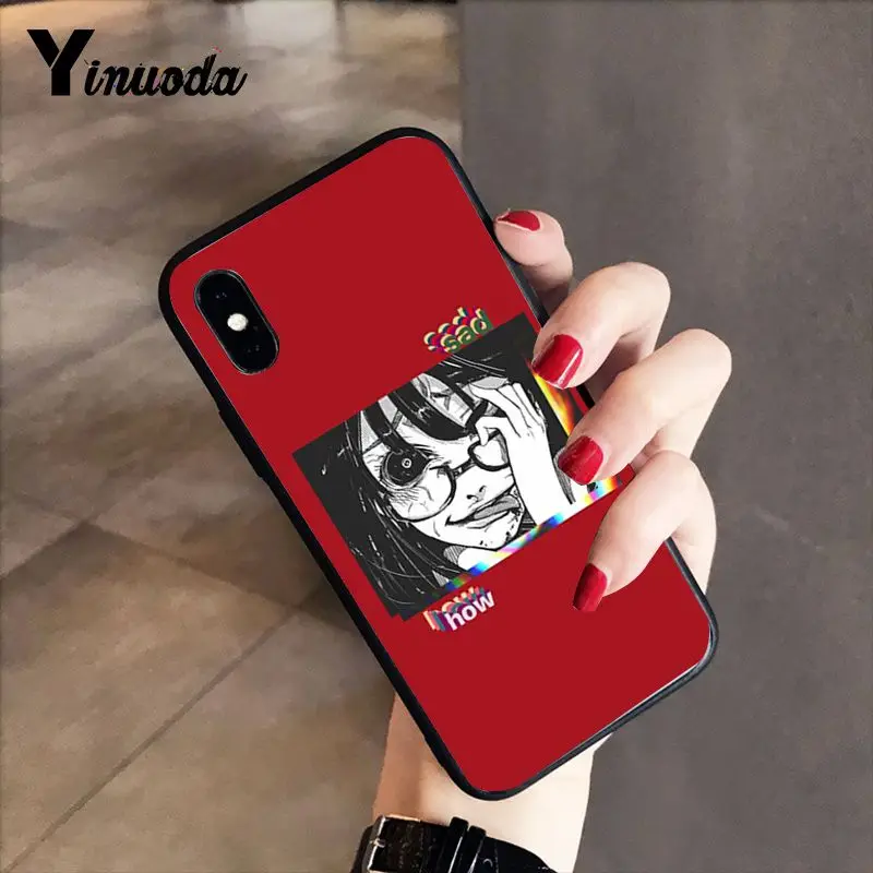 Красный Doodles эстетика черный ТПУ мягкий чехол для телефона iphone 12 8 7 6 6S 6Plus X XS MAX 5 5S SE