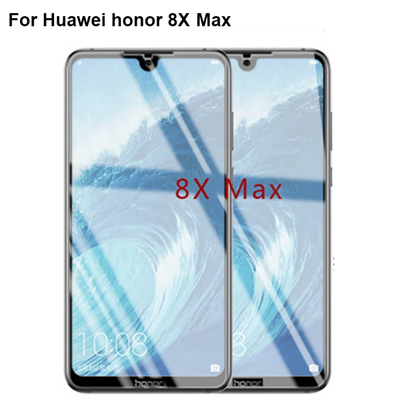 Ультратонкое закаленное стекло 9H для Huawei Honor 8XMax 8 X MAX 8X полное покрытие Защита