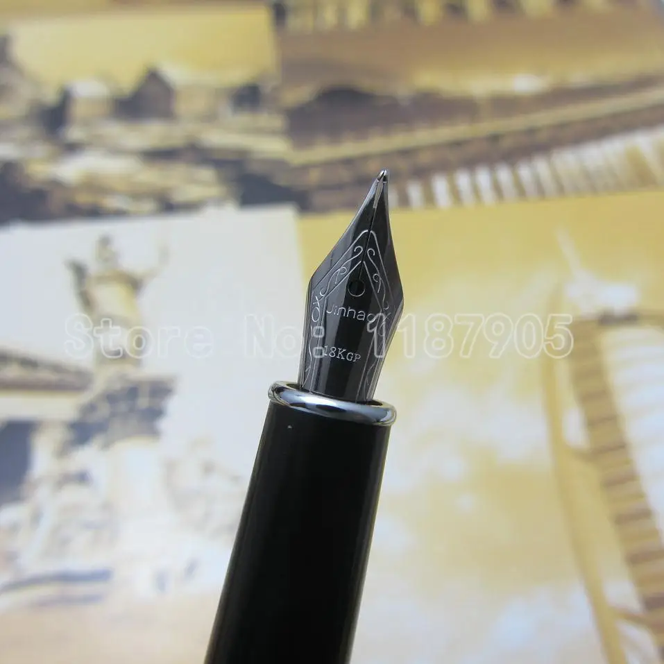 Темно-Морская яркая перьевая ручка в виде жемчужной раковины раньше 18KGP |