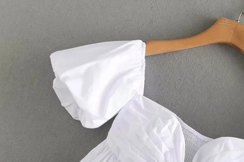 Женский сексуальный топ с вырезом лодочкой плиссированные эластичные рубашки