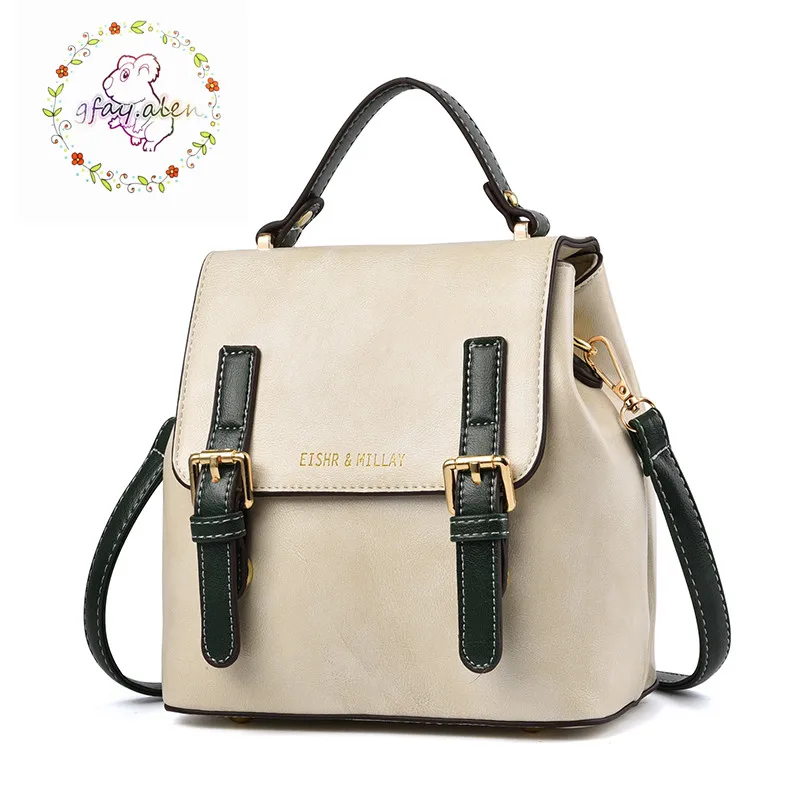 New Brand 2019 Vintage Women Backpack good Quality pu leather Backpacks for Girls Female School Shoulder small Bag pack mochila | Багаж и