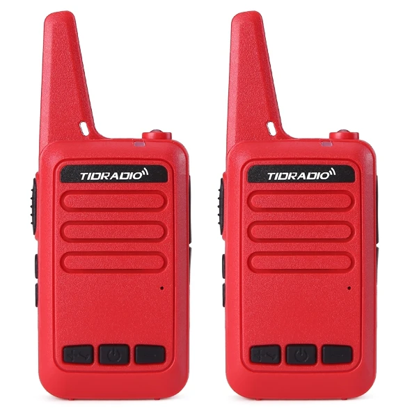 2 шт TD-M9 портативная мини рация 16 UHF 400-480MHz CB радиостанция двухсторонняя радио коммуникатор дети и взрослые радио подарок - Цвет: 2xTD-M9 Red