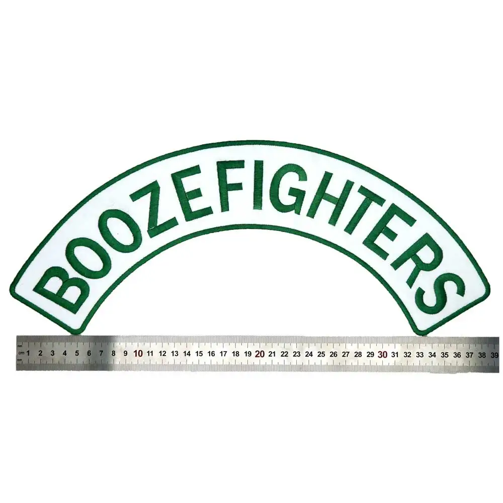 BOOZEFIGHTERS MC SGT на руки с вышивкой в стиле панк для байкеров нашивки одежды наклейки
