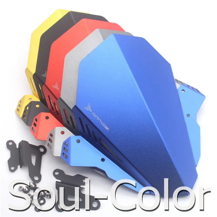 Мотоциклетный алюминиевый комплект дефлектор ветрового стекла для подходит MT 09