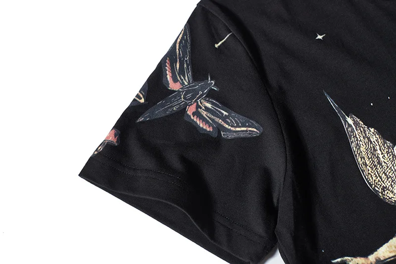 Новинка 19ss мужские футболки джентльмена мраморный жнец череп футболка хип-хоп