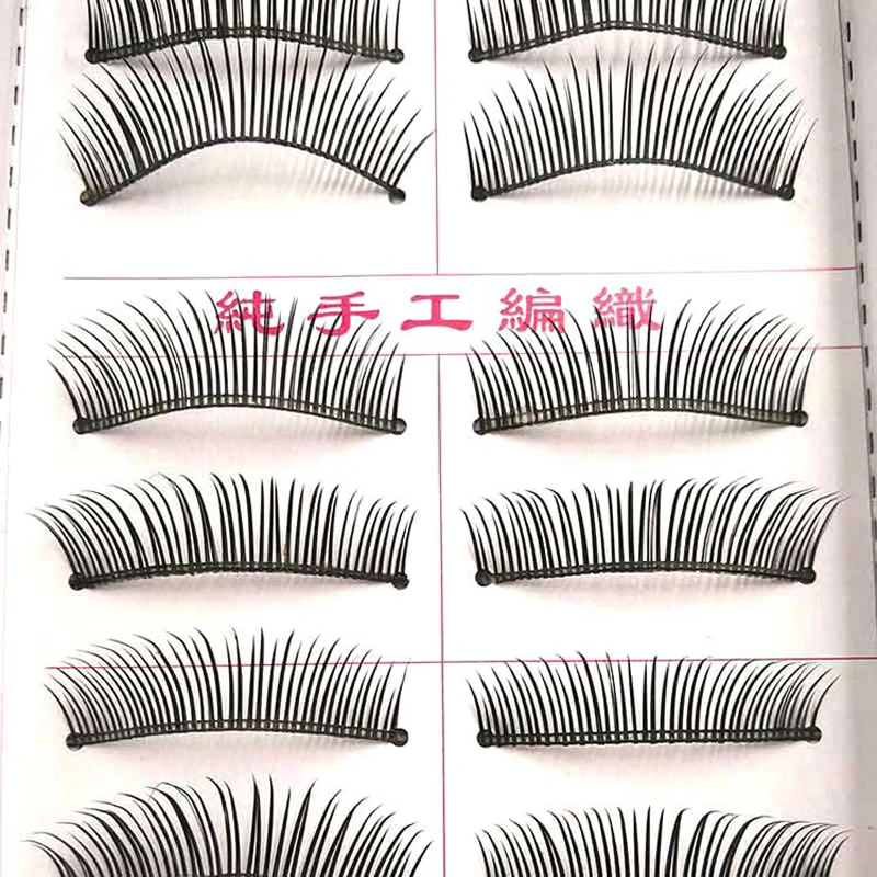 Ресницы накладные ресницы пучок натуральный 10 пар ручной работы красота