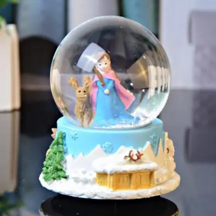 MXP + 714 блестящая музыкальная шкатулка для влюбленных с хрустальным шариком