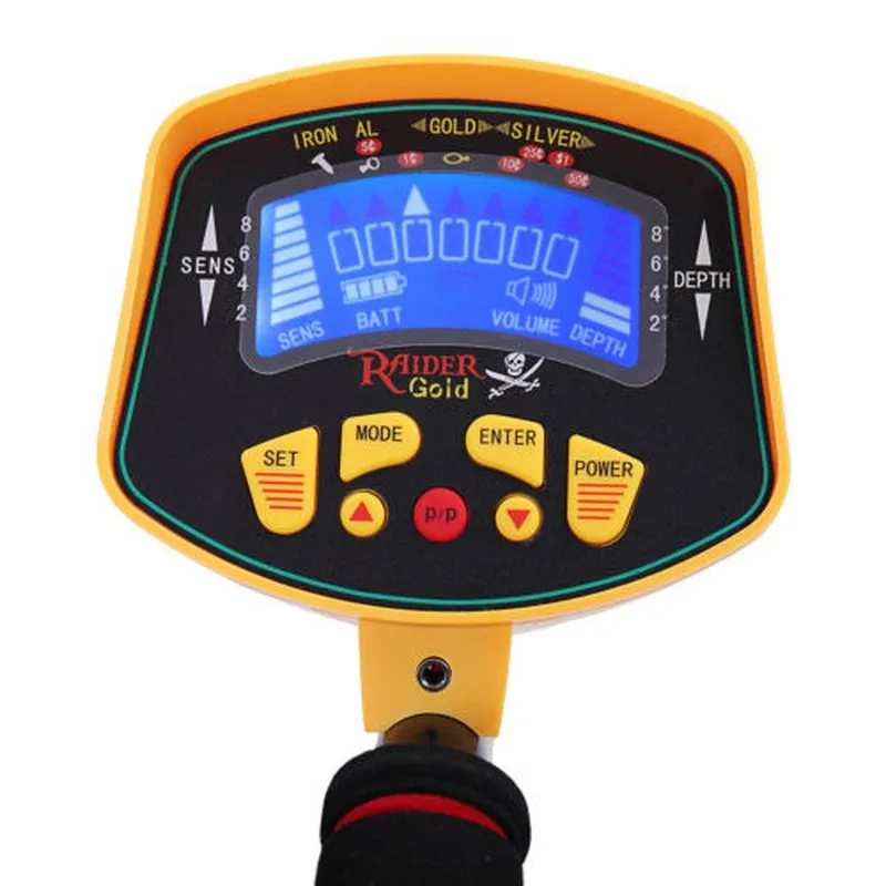 Подземный металлоискатель портативный водонепроницаемый металлодетектор с