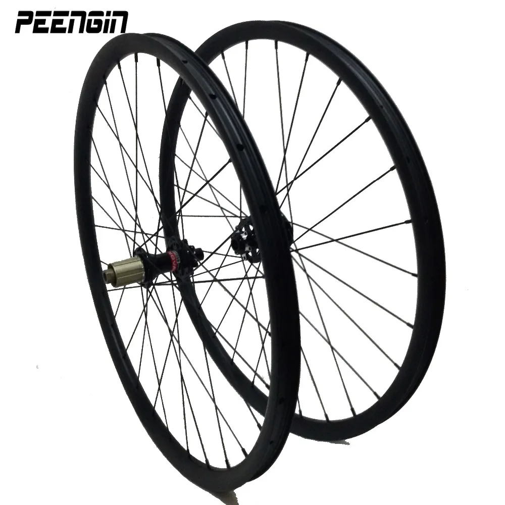 Runtent углеродная mtb Колесная 29er AM 35x30 Novatec шпажки передние 100X15 задние колеса 142X1 2