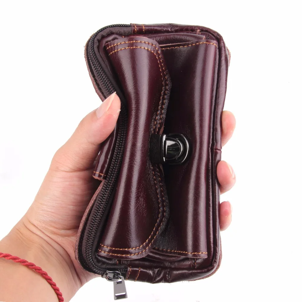 Зажим для ремня из натуральной коровьей кожи двойной чехол LG U/V30/X venture/K10 (2017) K8 K4