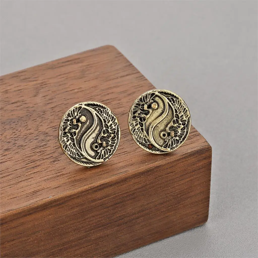 Cxwind винтажный металлический Инь Янь фотообои подарки для мужчин очаровательные