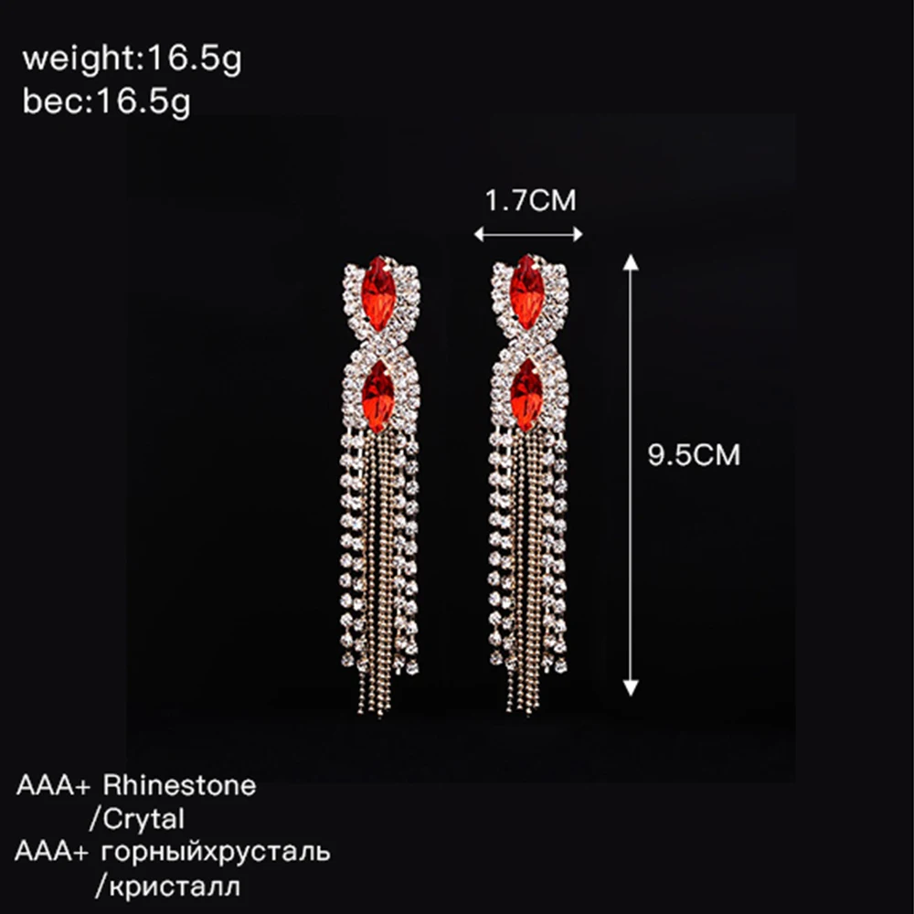 YFJEWE 2018 Новая мода для женщин красный драгоценный камень качественный