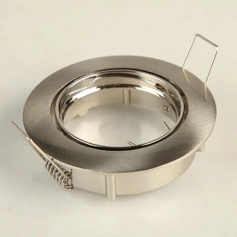 Современные круглые регулируемые хромированные потолочные светильники GU10 110В