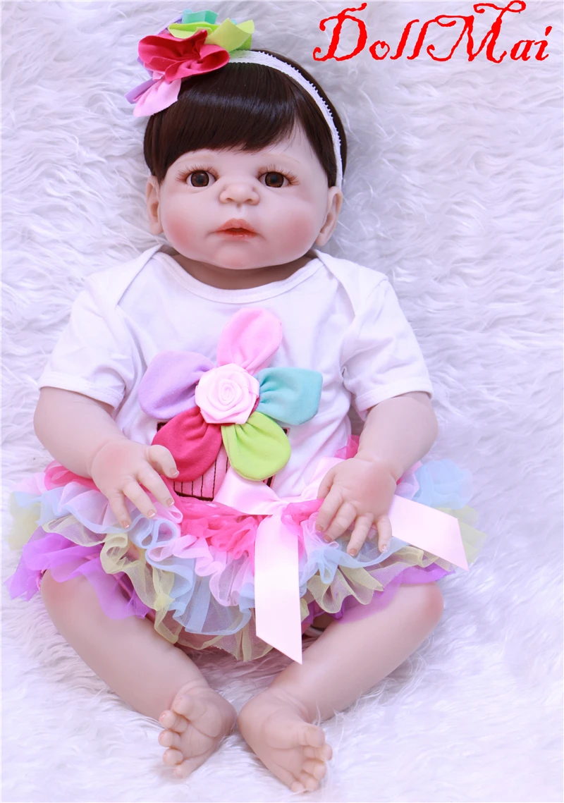 

Кукла-реборн DollMai, силиконовая, 22 дюйма, 55 см