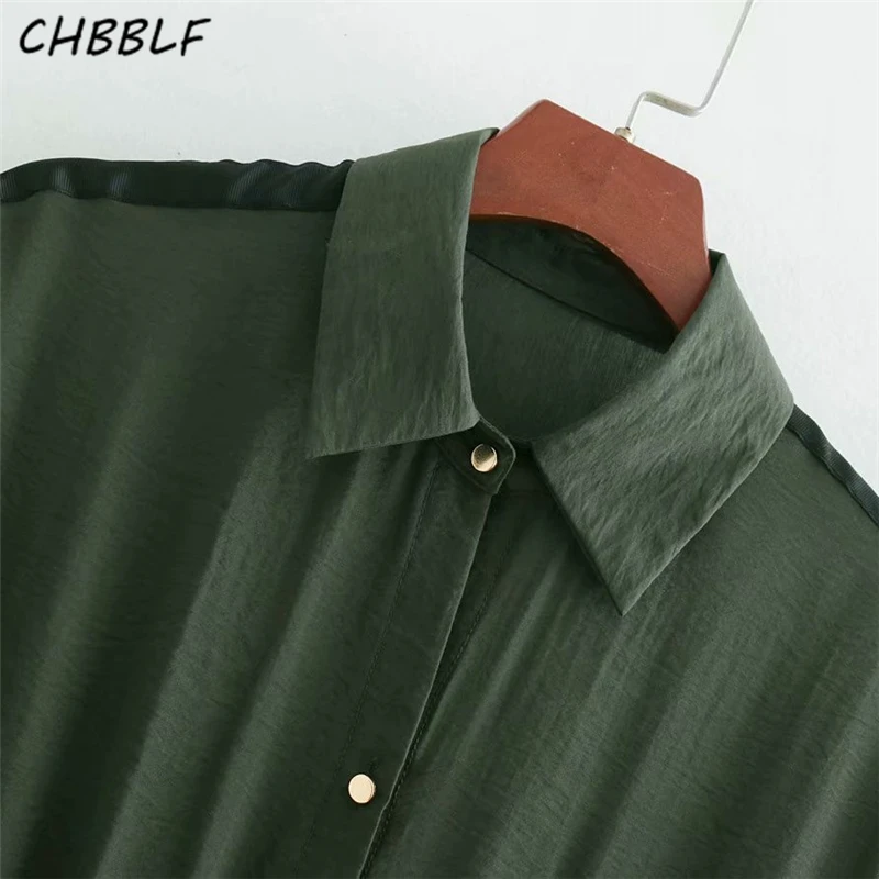 CHBBLF женские элегантные комбинезоны пляжного типа ремень с бантом карманами