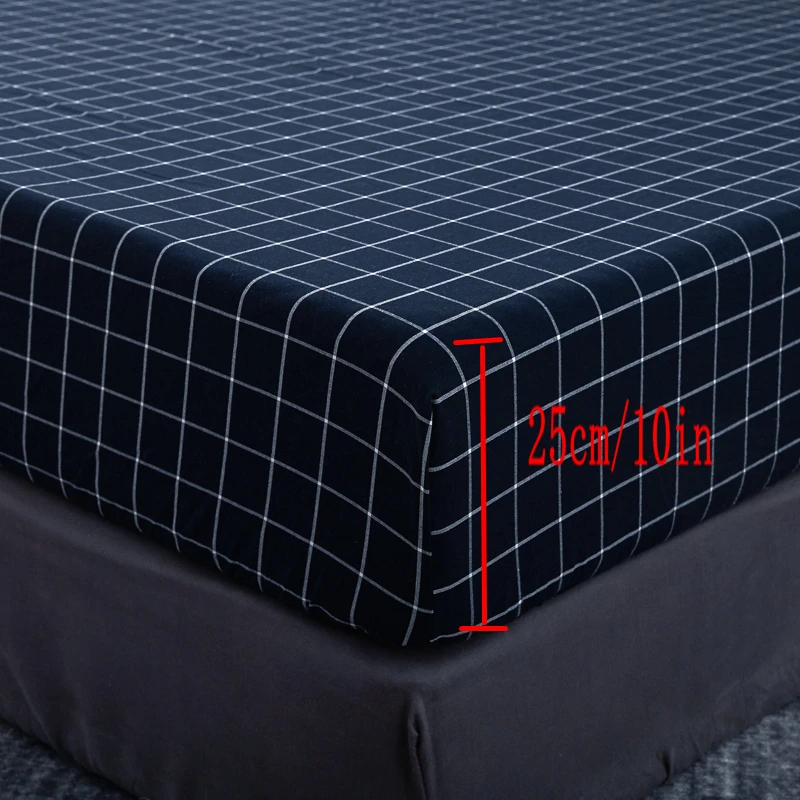 Лидер продаж постельное белье наволочка с принтом в клетку наматрасники