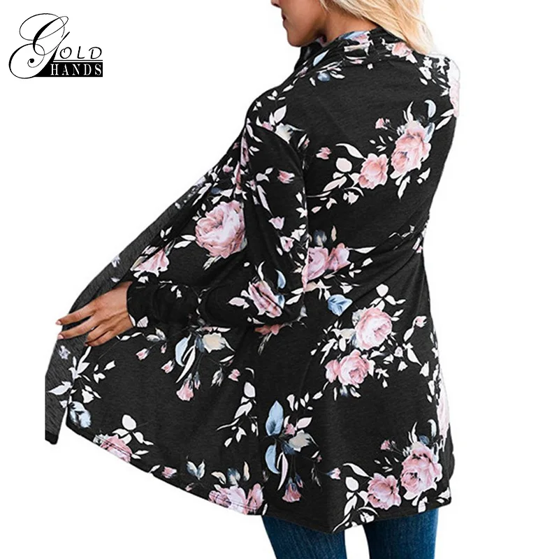 Женское Свободное пальто на весну и осень Повседневная Верхняя одежда с