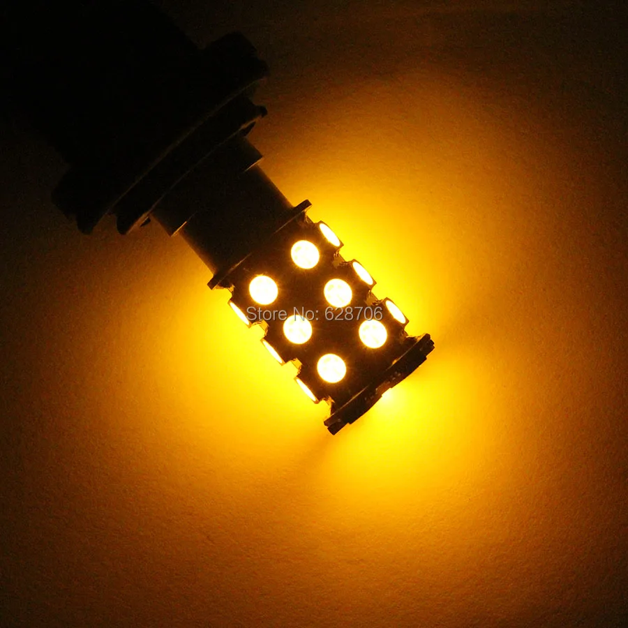 1 шт. автомобильный индикатор Заднего направления 1156PY 7507 PY21W BAU15S 27 led 5050 smd|smd car|py21w