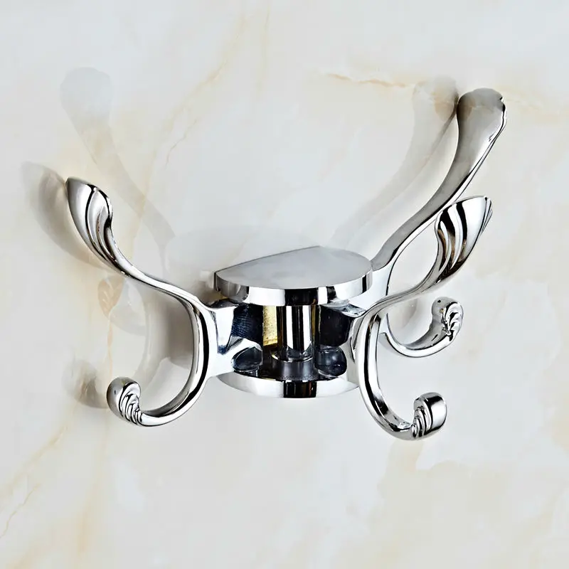 OKAROS Robe крючок крючки для пальто вращающийся на три крючка из цинкового сплава