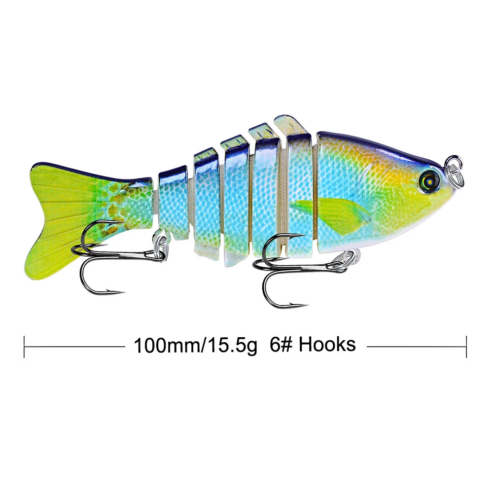 

1PC hard plastic mutil jointed minnow fishing lures wobbler crankbaits artifical pesca fishing tackles