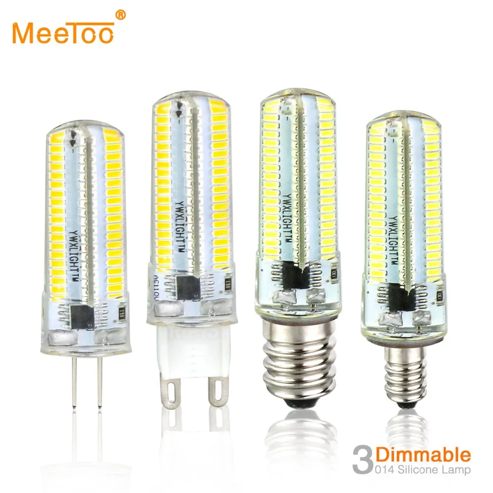 Bombillas LED G4 G9 Светодиодная лампа для кукурузы G8 E11 E12 E17 E14 220 В 110 в 152 светодиода с