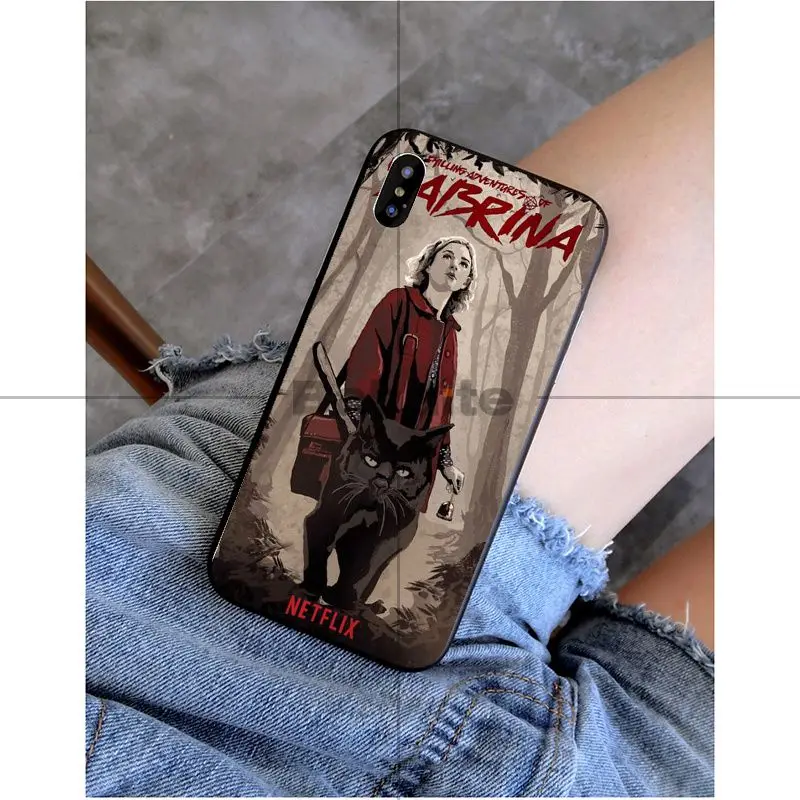 A4 Babaite Chilling adventures of Sabrina TPU Мягкий силиконовый черный чехол для iPhone X XS MAX 6 6s 7 7 plus 8 8 Plus 5 5S SE XR - Цвет: A4