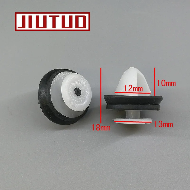 50 шт. белый нейлон болт автомобильный дверная обшивка дверной замок с глушитель