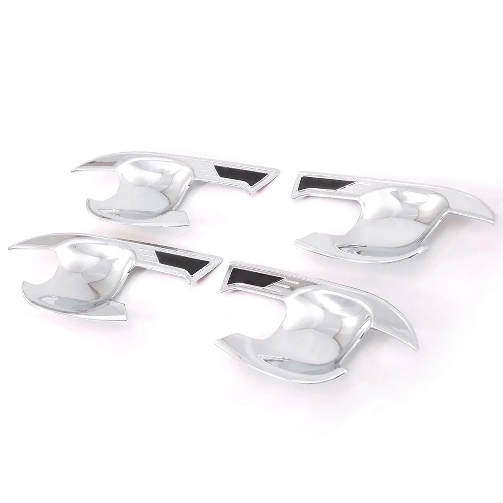 4 шт. автомобильные аксессуары из хромированного АБС пластика для Toyota RAV4