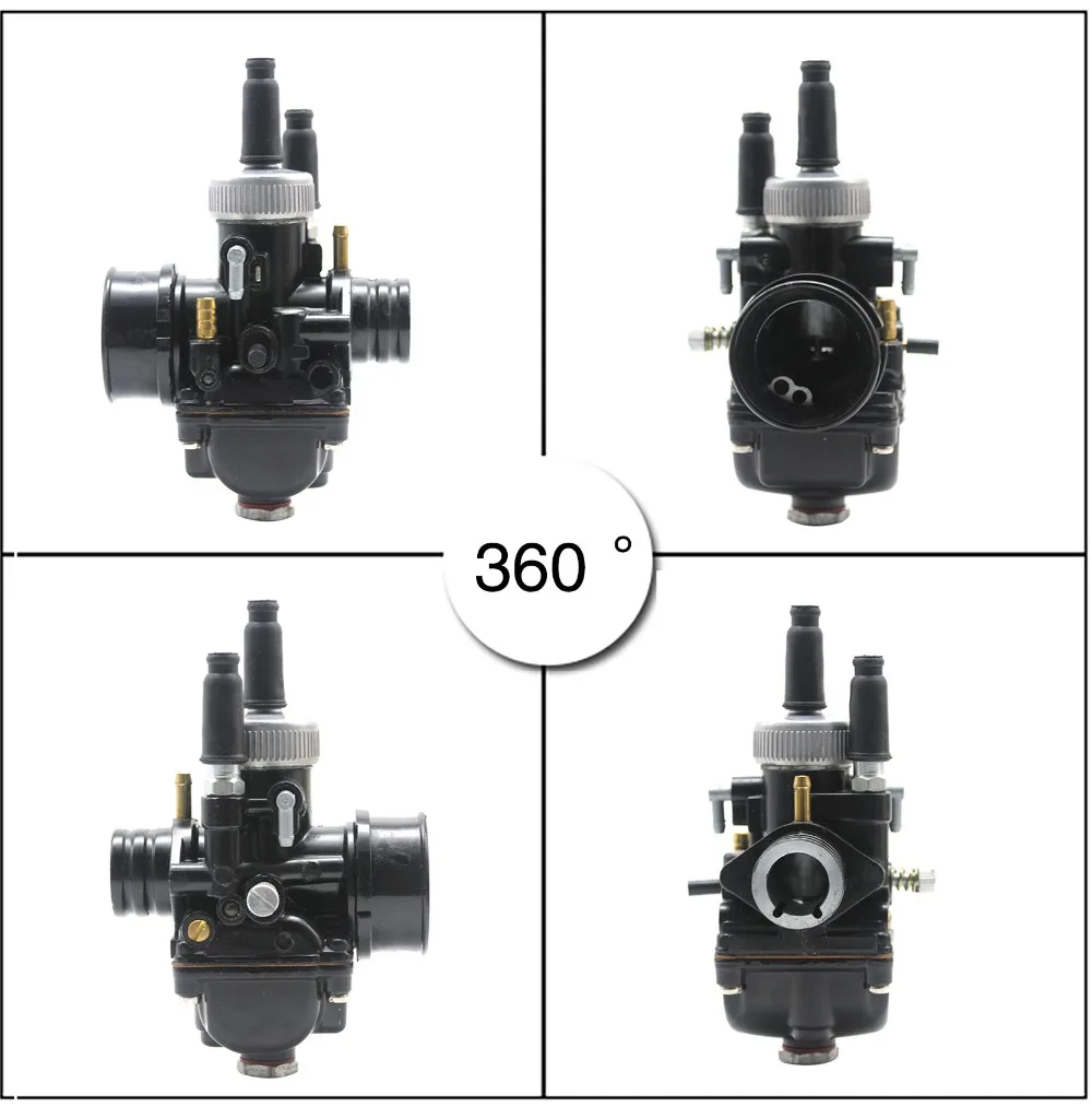ZSDTRP 17 мм 19 мм 21 мм Dellorto PHBG DS черный гоночный Карбюратор Carb DIO JOG 50cc 90cc BWS100 для Puch Yamaha Zuma