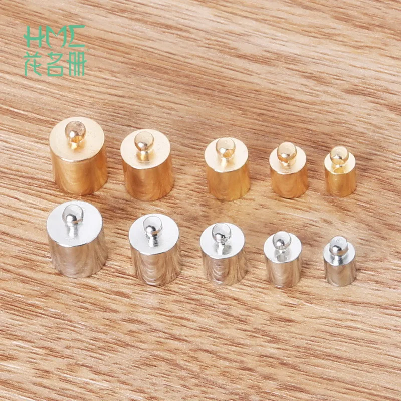 Новое поступление заглушки для наконечников шнура Rhodium/KC золотые крючки с