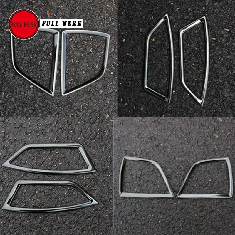 4pcs Side in Black 1 Набор из 6 шт. SS автомобильный Стайлинг вентиляционное отверстие на выходе Накладка для Subaru XV AC декоративная рамка наклейка полосы аксессуары - Название цвета: 4pcs Side in Black