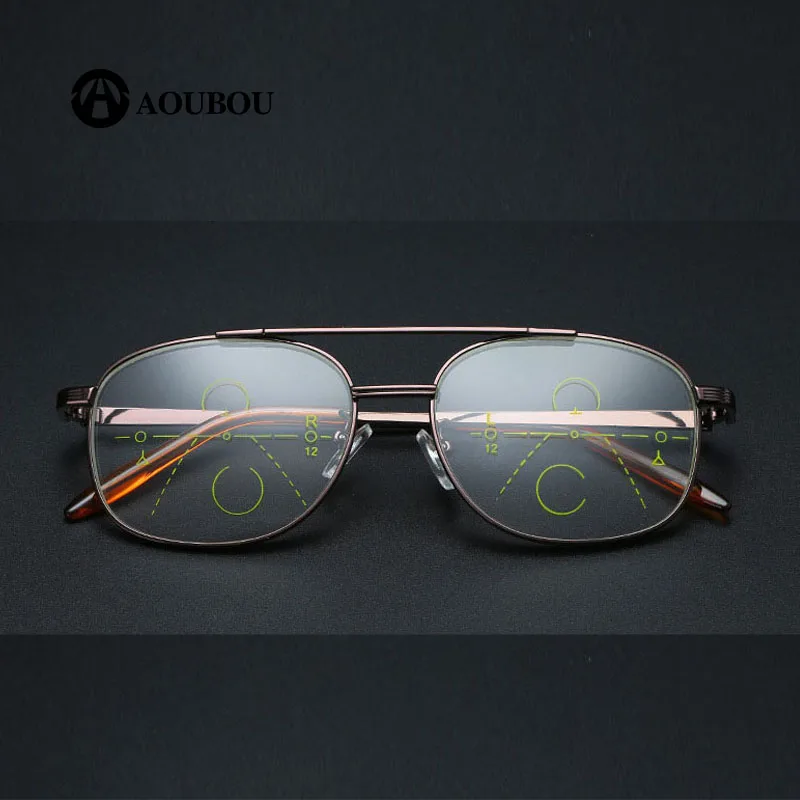 Прогрессивные Мультифокальные очки для чтения Для мужчин умный двойного