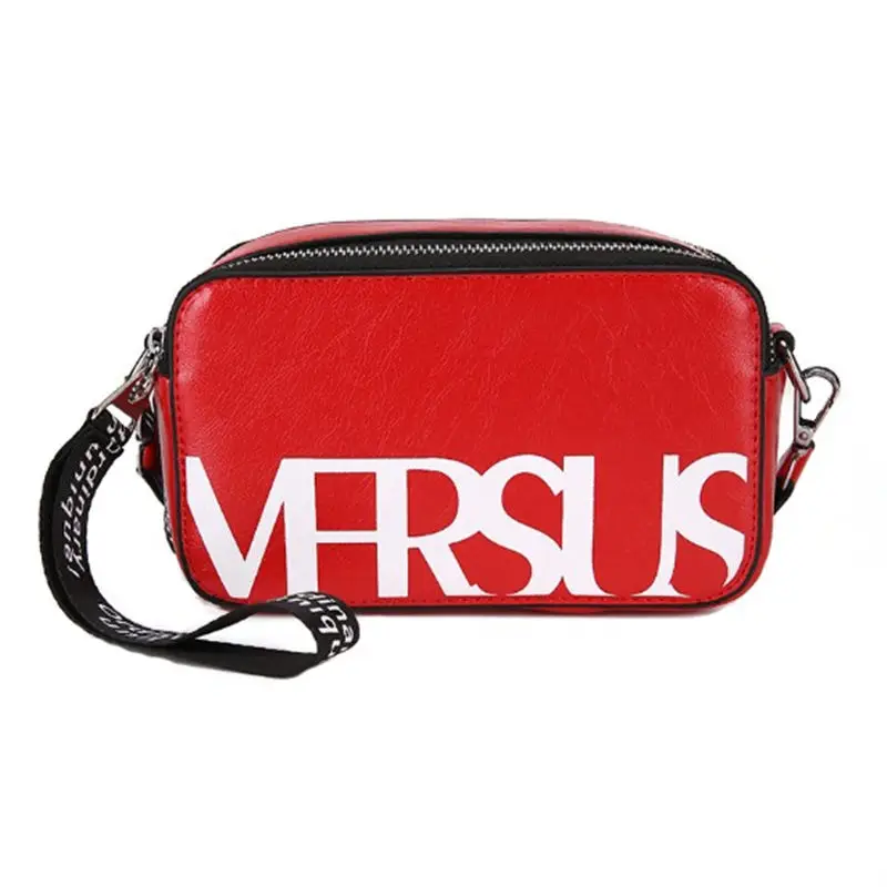 Модные женские сумки через плечо с цветным ремешком мессенджеры высокого