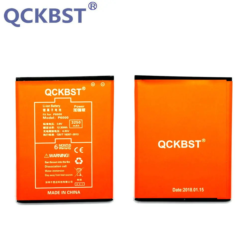 Аккумулятор QCKBST 3250 мАч Elephone P6000 для / P6000pro литий-ионные батареи телефона |