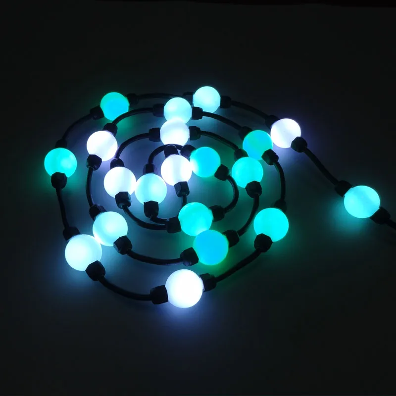 200X DMX512 магический 3D шар DC24V Светодиодный точечный светильник, цвет мечты 50 мм, 3D эффект занавески, струна Экспресс