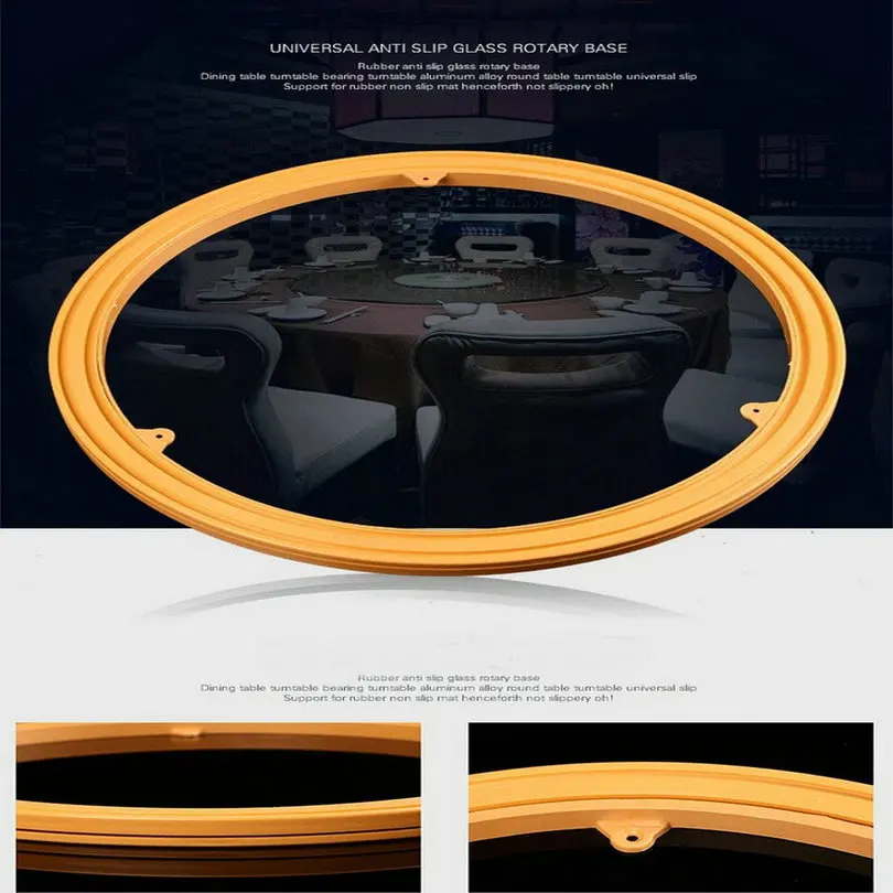 Прочная резиновая нескользящая стеклянная универсальная вращающаяся подставка