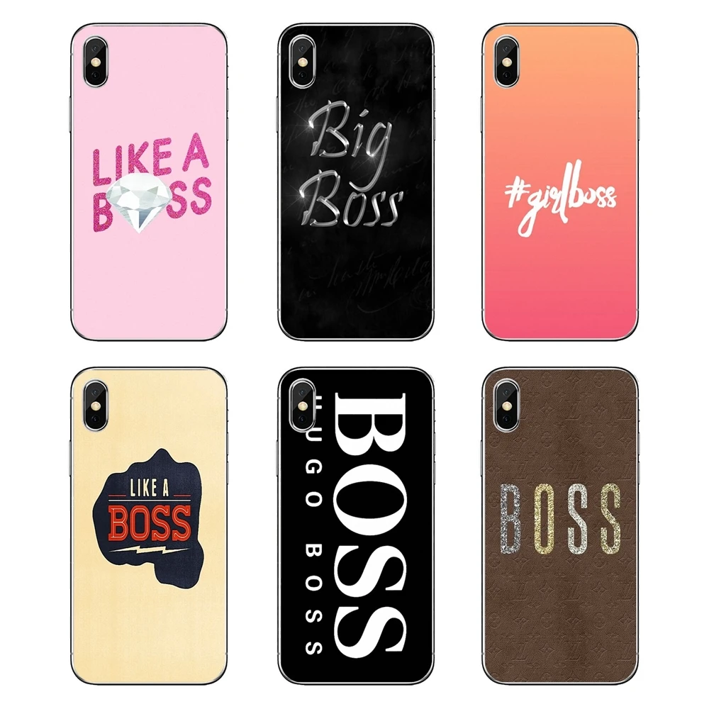 Для samsung Galaxy Note 8 9 S9 S10 A8 A9 Star Lite Plus A6S A9S мягкие прозрачные чехлы Be the boss обои |