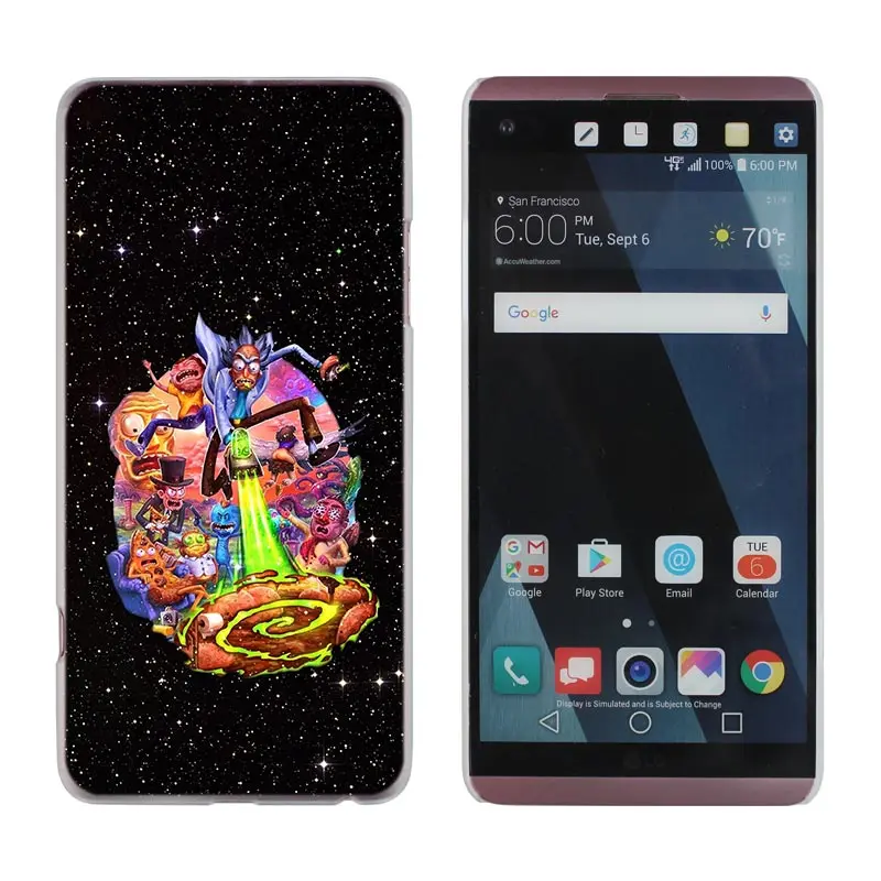 Рик и Морти чехол для телефона для LG G6 крышка для LG G6 G600 Q6 K8 K10 K8 K9 K10 V20 V30 G5 G7 G4 G3